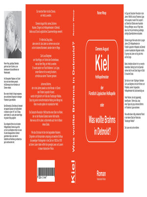 cover image of Kiel Hofkapellmeister--Die Fürstlich Lippische Hofkapelle oder